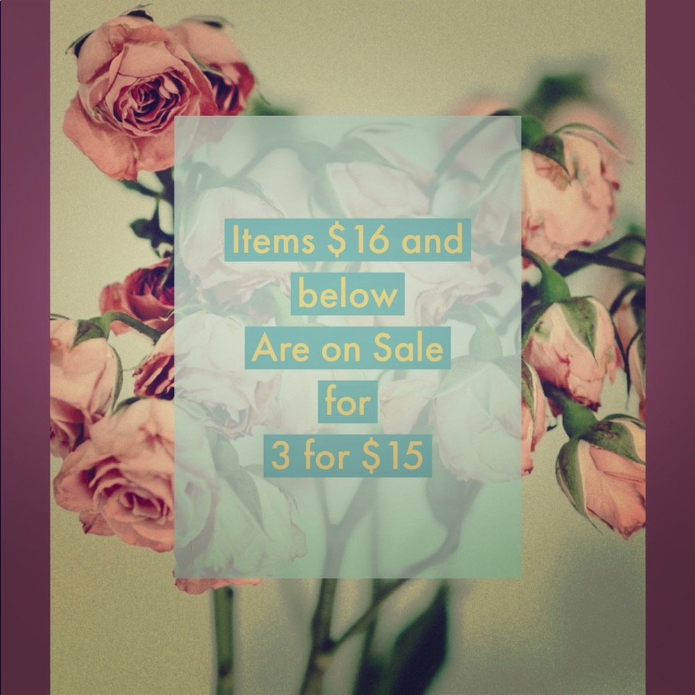 Sale items under $16